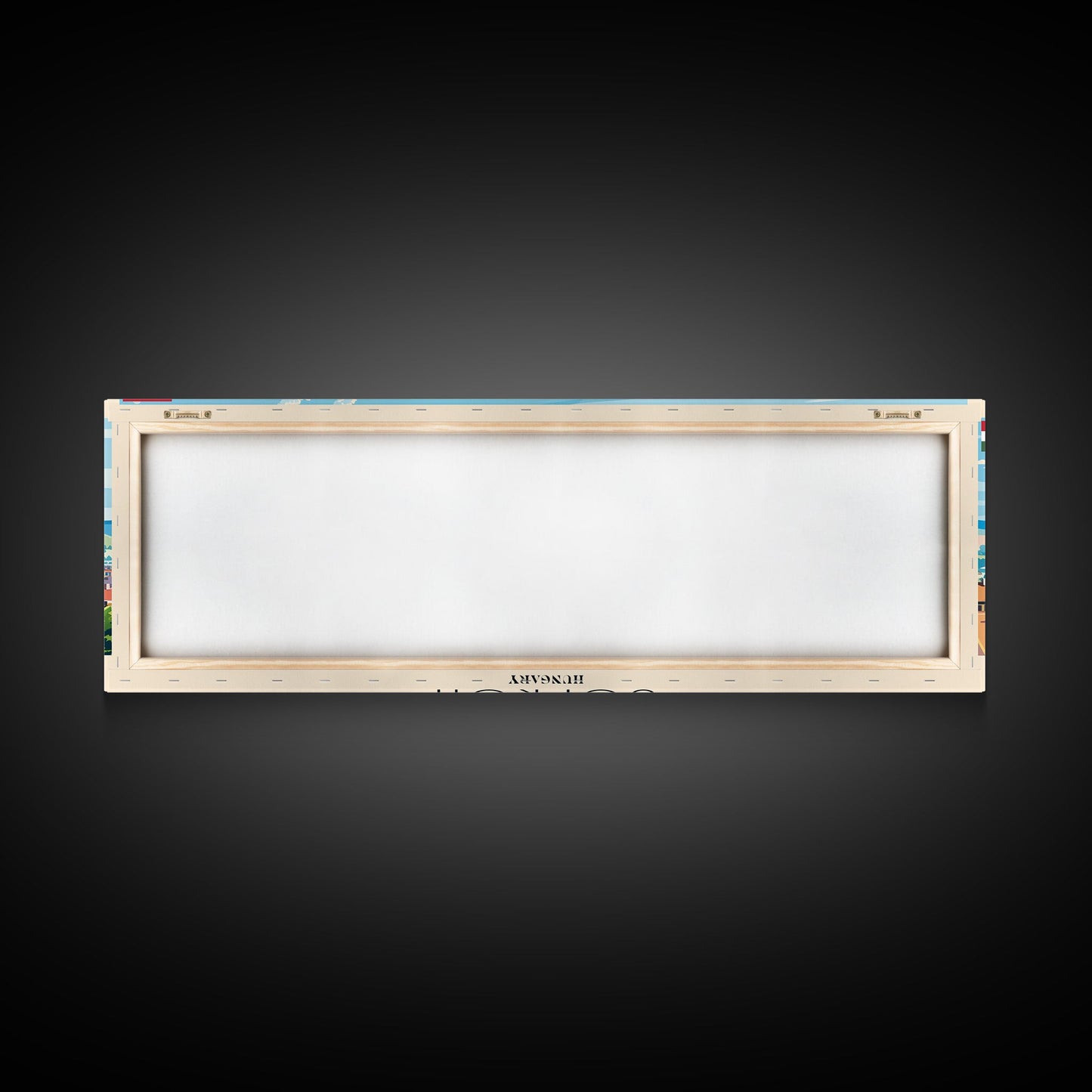 Sopron Hungary Travel Art, City Art, Framed Canvas Print or Metal Wall Art, Europe Travel Poster, Panoramic Wall Art, Extra Wide Wall Art