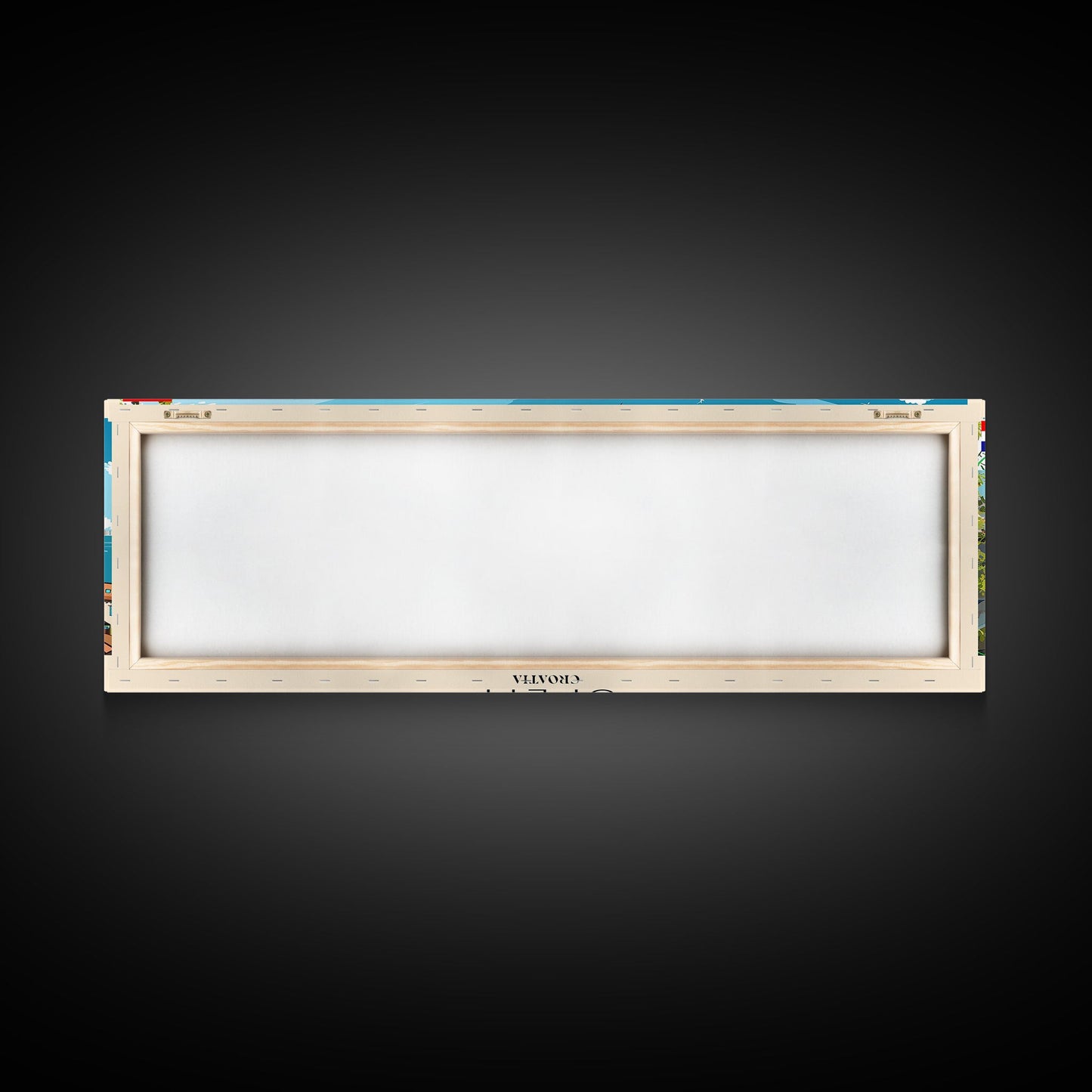 Split Croatia Travel Print Wall Art, Panoramic City Art, Travel Art, Wall Decor, Vacation Gift, Framed Canvas Print Or Metal Art