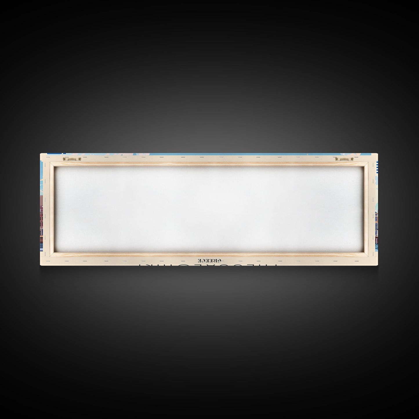 Thessaloniki Greece Travel Art, City Art, Framed Canvas Print or Metal Wall Art, Europe Travel Poster, Panoramic Wall Art, Extra Wide Wall Art