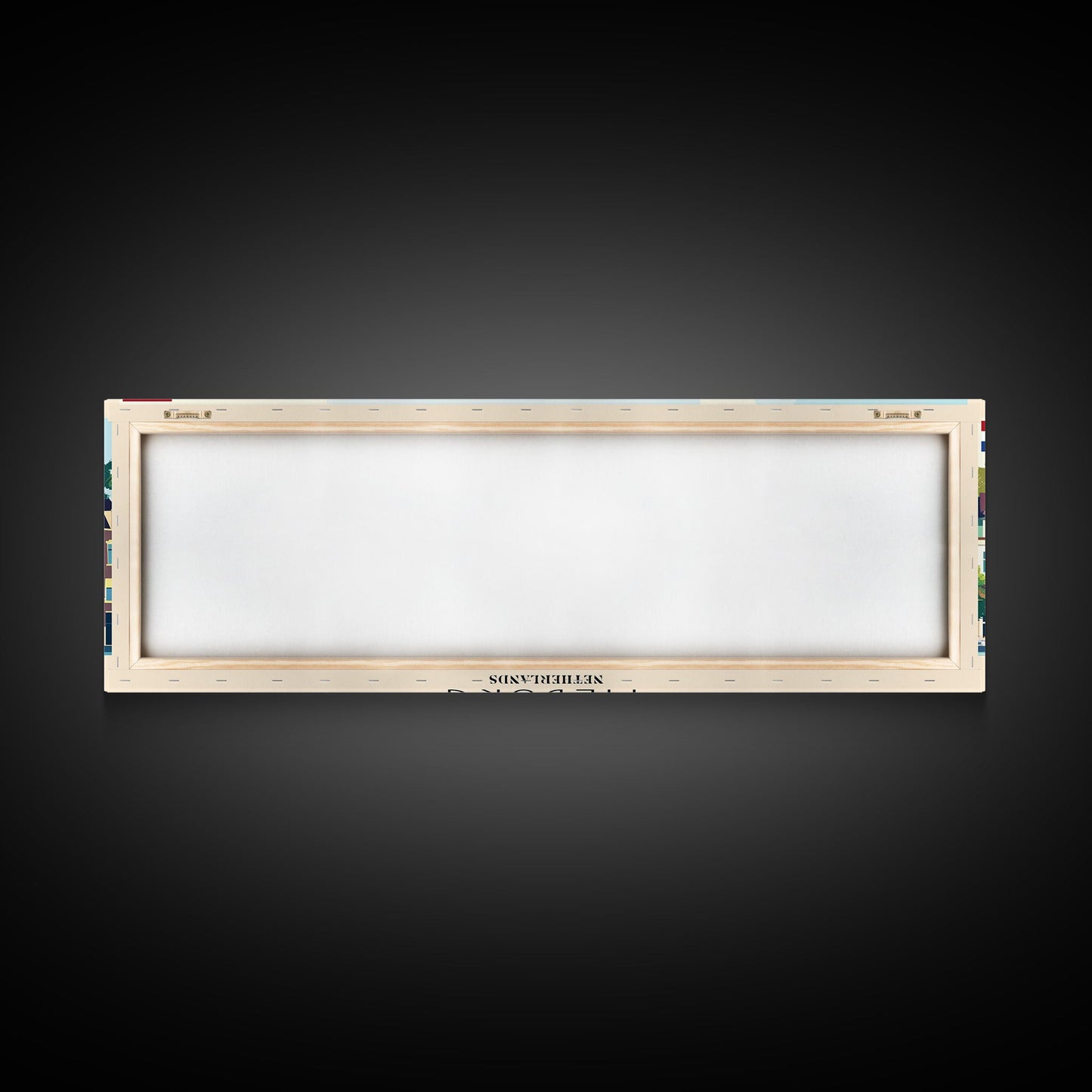 Tilburg Netherlands Wall Art, Panoramic Travel Poster, Panoramic Framed Canvas Print, City Wall Art, Wall Hanging Home Decor, Travel Art