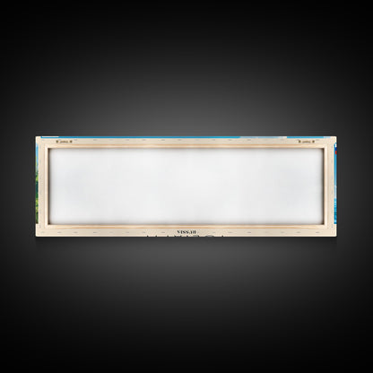 Tolyatti Russia Panoramic Travel Poster, Framed Canvas Print or Metal Wall Art, Travel Art, Home Decor, Panoramic Painting, Midcentury Art