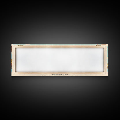 Westminster United Kingdom Wall Art, Panoramic Travel Poster, Panoramic Framed Canvas Print, City Wall Art, Wall Hanging Home Decor, Travel Art