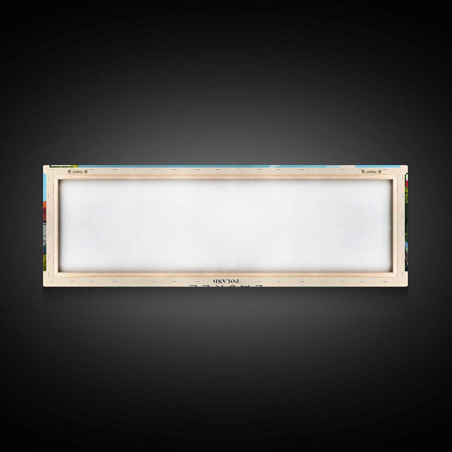 Zabrze Poland Wall Art, Panoramic Travel Poster, Panoramic Framed Canvas Print, City Wall Art, Wall Hanging Home Decor, Travel Art