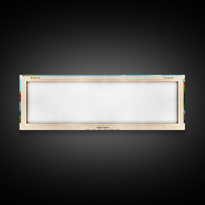 Zabrze Poland Wall Art, Panoramic Travel Poster, Panoramic Framed Canvas Print, City Wall Art, Wall Hanging Home Decor, Travel Art