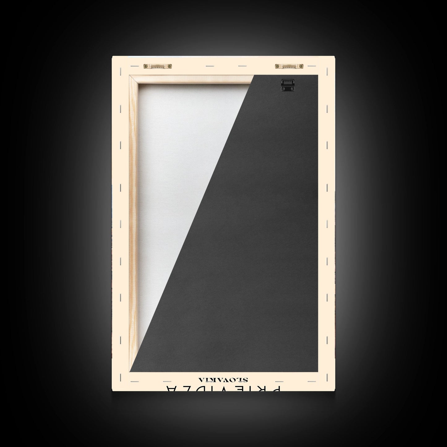 Prievidza Slovakia Travel Poster Framed Canvas Print, Watercolor Painting, Scenic Wall Art, Home Decor, Slovakian Landscape, Modern Art