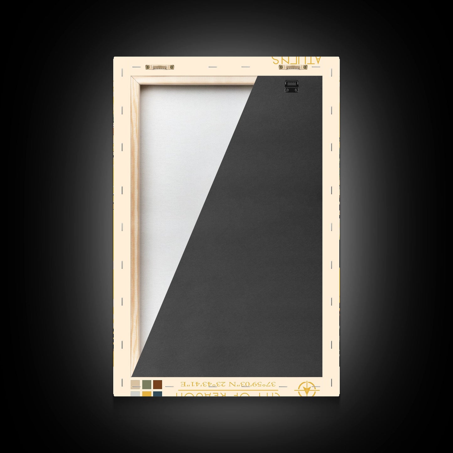 Athens Greece Travel Poster Framed Canvas Print, Midcentury Modern Art, Pop Art Wall Decor, Home Decor, Vacation Gift, Living Room Art