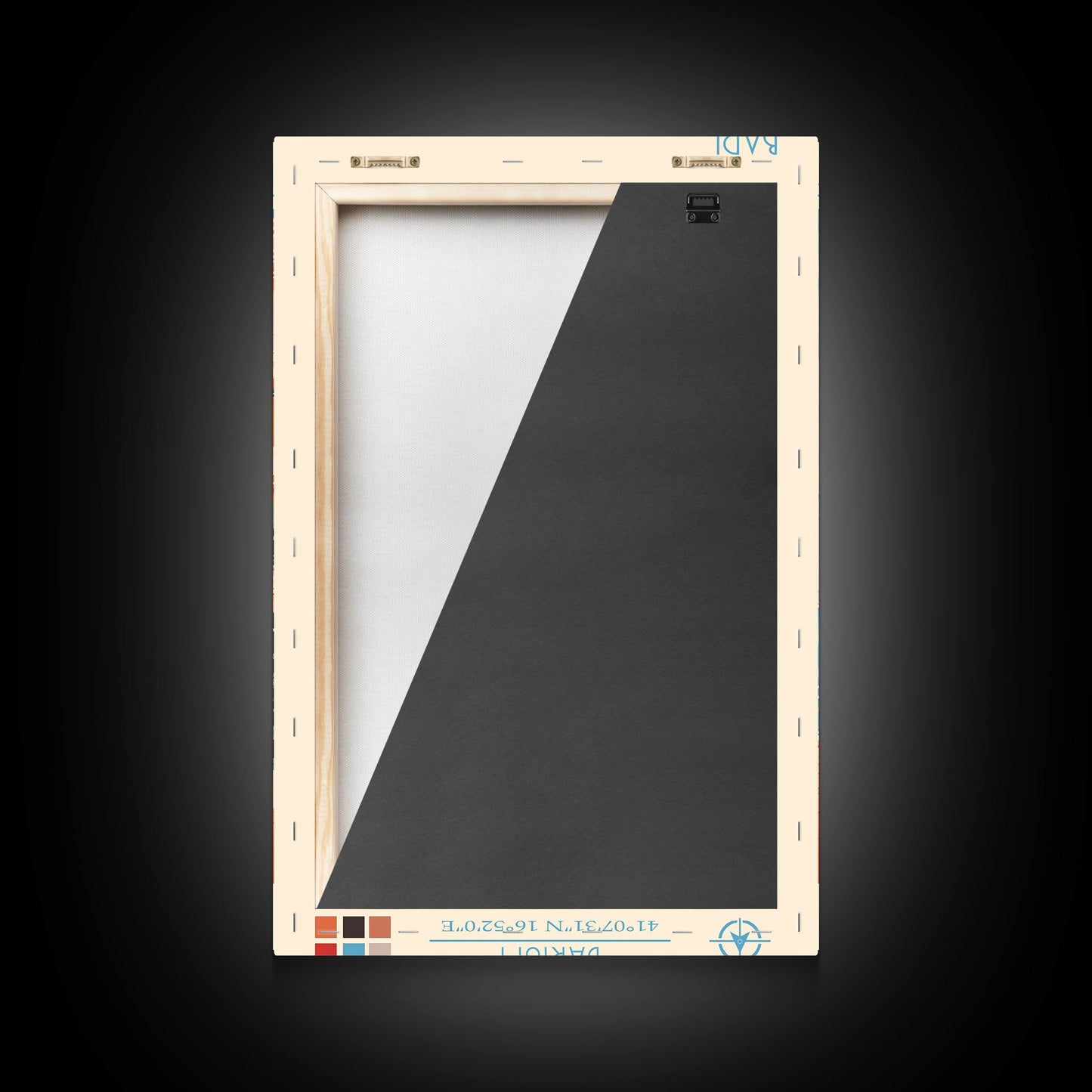 Bari Italy Travel Poster Framed Canvas Print, Midcentury Modern Art, Pop Art Wall Decor, Home Decor, Vacation Gift, Living Room Art