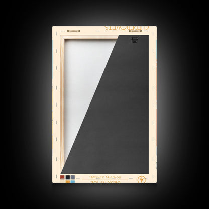 Cherepovets Russia Travel Poster Framed Canvas Print, Midcentury Modern Art, Pop Art Wall Decor, Home Decor, Vacation Gift, Living Room Art