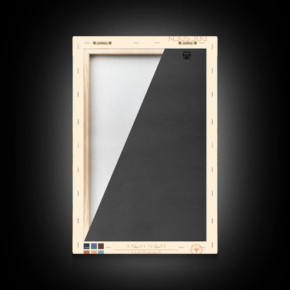 Dresden Germany Travel Poster Framed Canvas Print, Midcentury Modern Art, Pop Art Wall Decor, Home Decor, Vacation Gift, Living Room Art