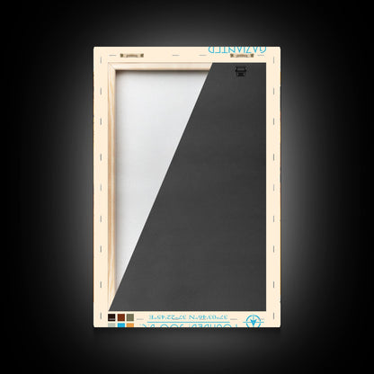 Gaziantep Turkey Travel Poster Framed Canvas Print, Midcentury Modern Art, Pop Art Wall Decor, Scenic Living Room Art, Bedroom Decor