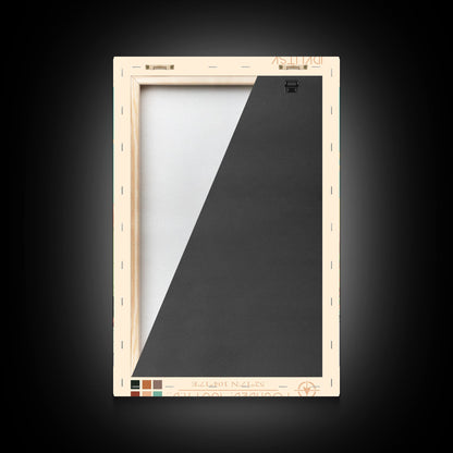 Irkutsk Russia Travel Poster Framed Canvas Print, Midcentury Modern Art, Pop Art Wall Decor, Scenic Bedroom Art, Office Decoration