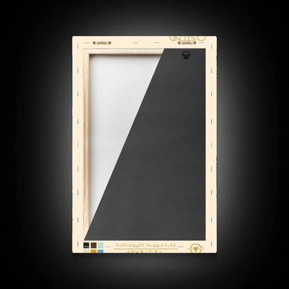 Ostend Belgium Travel Poster Framed Canvas Print, Midcentury Modern Art, Pop Art Wall Decor, Scenic Wall Art, Living Room Decoration, Office Art