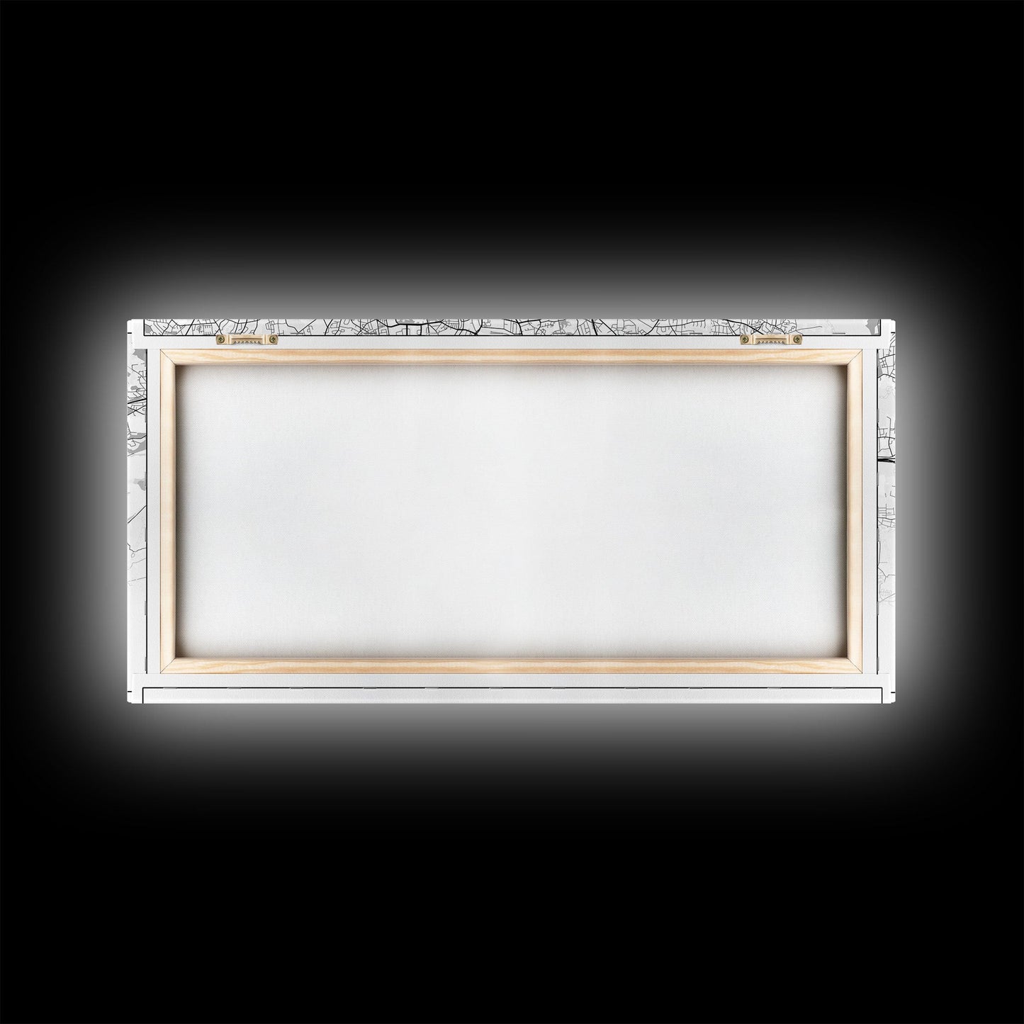 Stadtplan von Hamburg, Deutschlandkarte, Kartenkunst, Minimalistische Kunst, Wandbild, Leinwandbild, Europa-Wandbild, Geschenkideen für Väter, Wandbild fürs Büro, Einzigartige Kunst