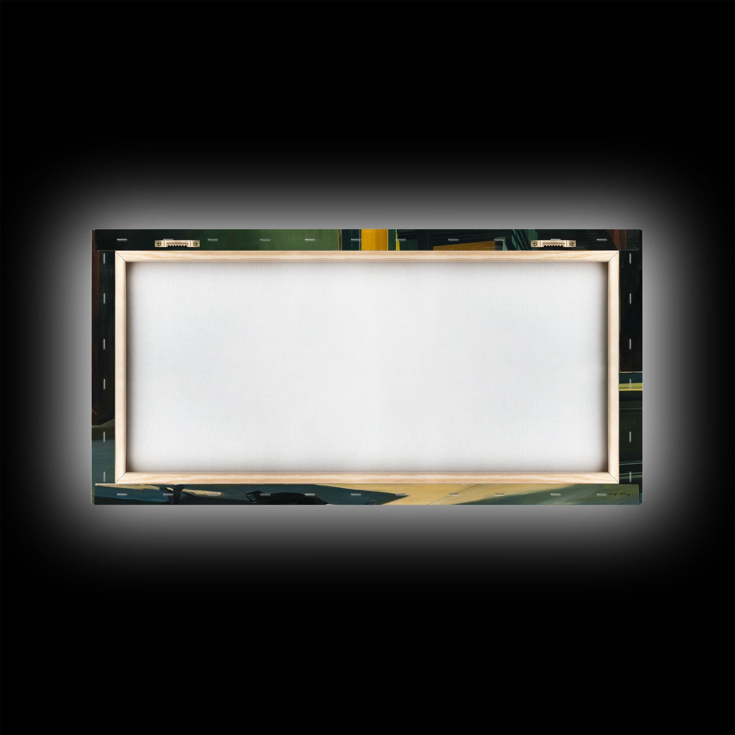 Sad Witch Having an Ice Cream Cone, Funny Halloween Art, Framed Canvas Print, Liminal Art