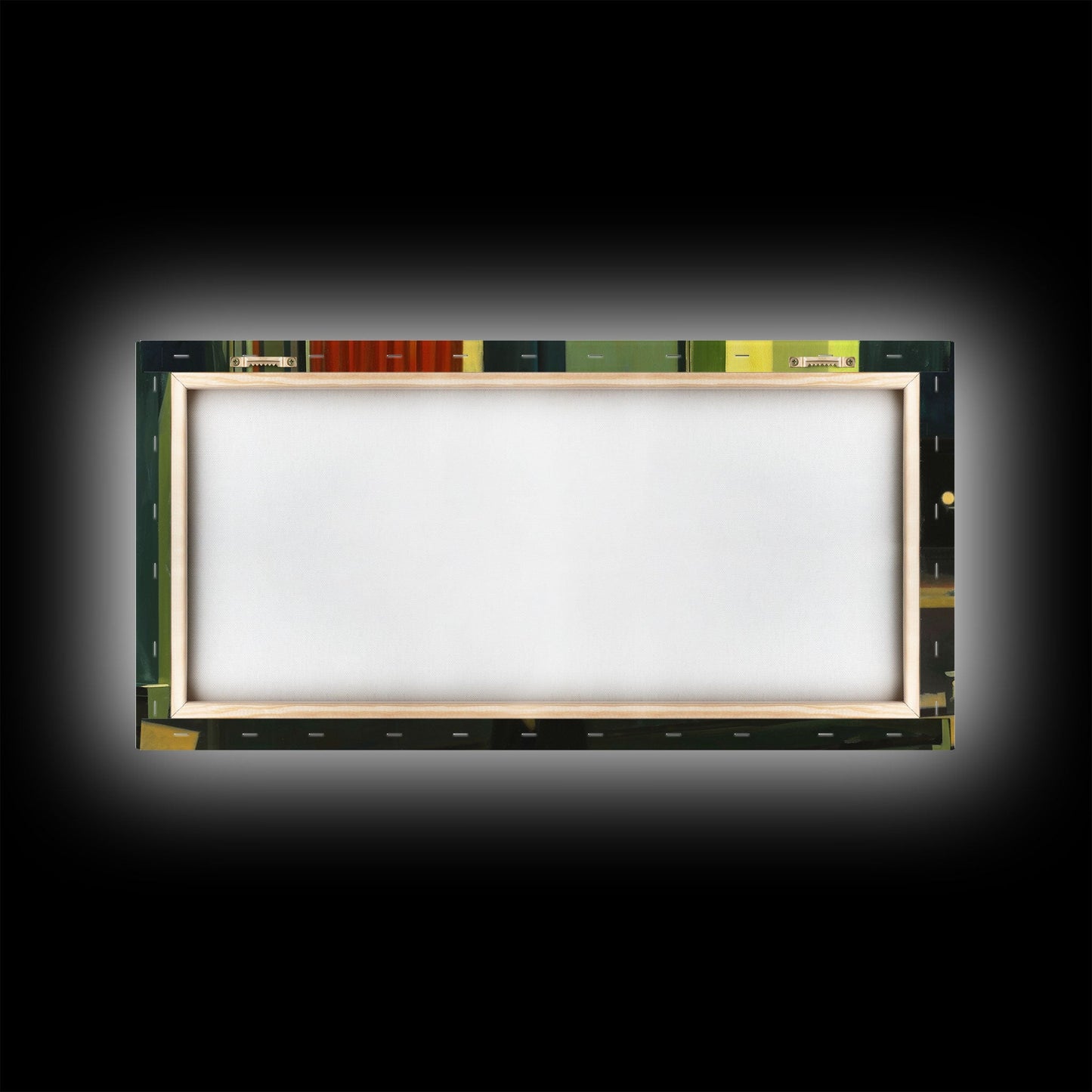 Liminal Halloween Art, Skeleton Having an Ice Cream Cone, Framed Canvas Print, Halloween Decor