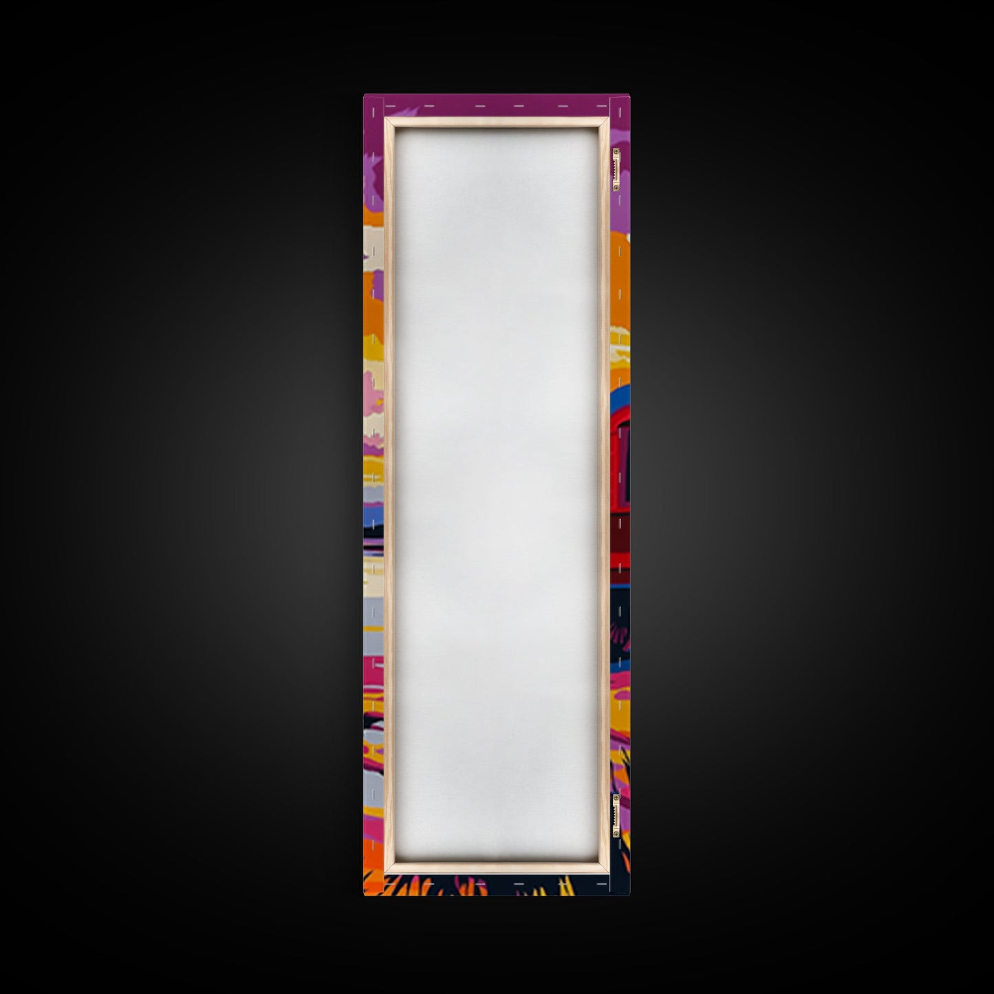 Sunset Wagon Art Canvas Print Southwest Wall Art Boho Art Pink Orange Wall Art Rustic Decor Living Room Art Above Bed Art