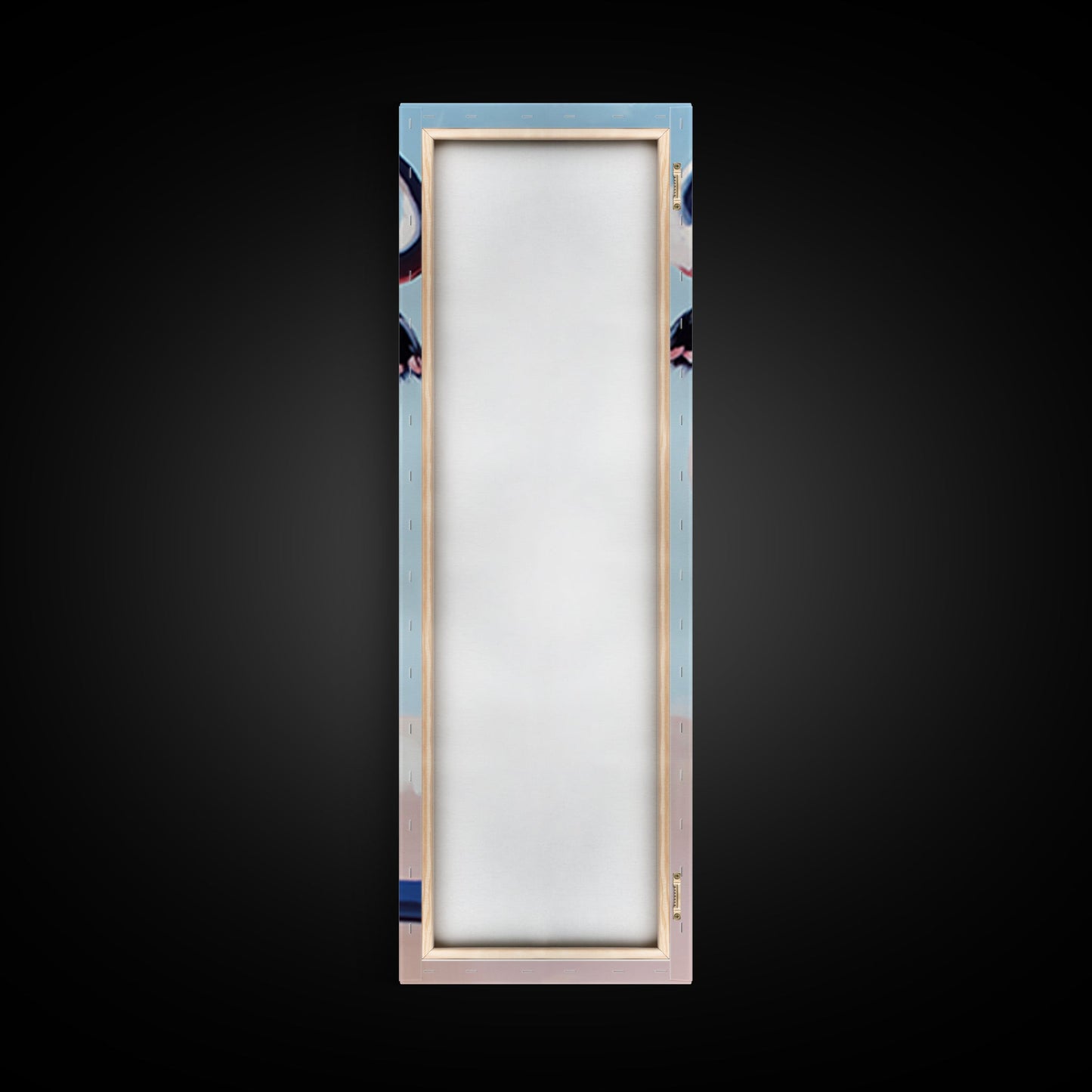 Bison Canvas Print Modern Rustic Wall Art Boho Art Southwest Wall Art Above Bed Art Vertical Wall Art