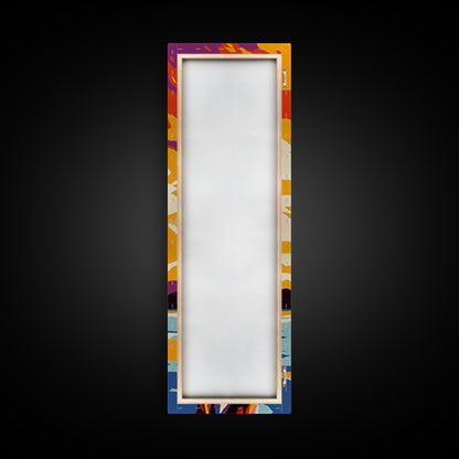 Nautical Knot at Sunset Framed Canvas Print coastal decor nautical painting ocean art coastal cowgirl wall art gift idea for her