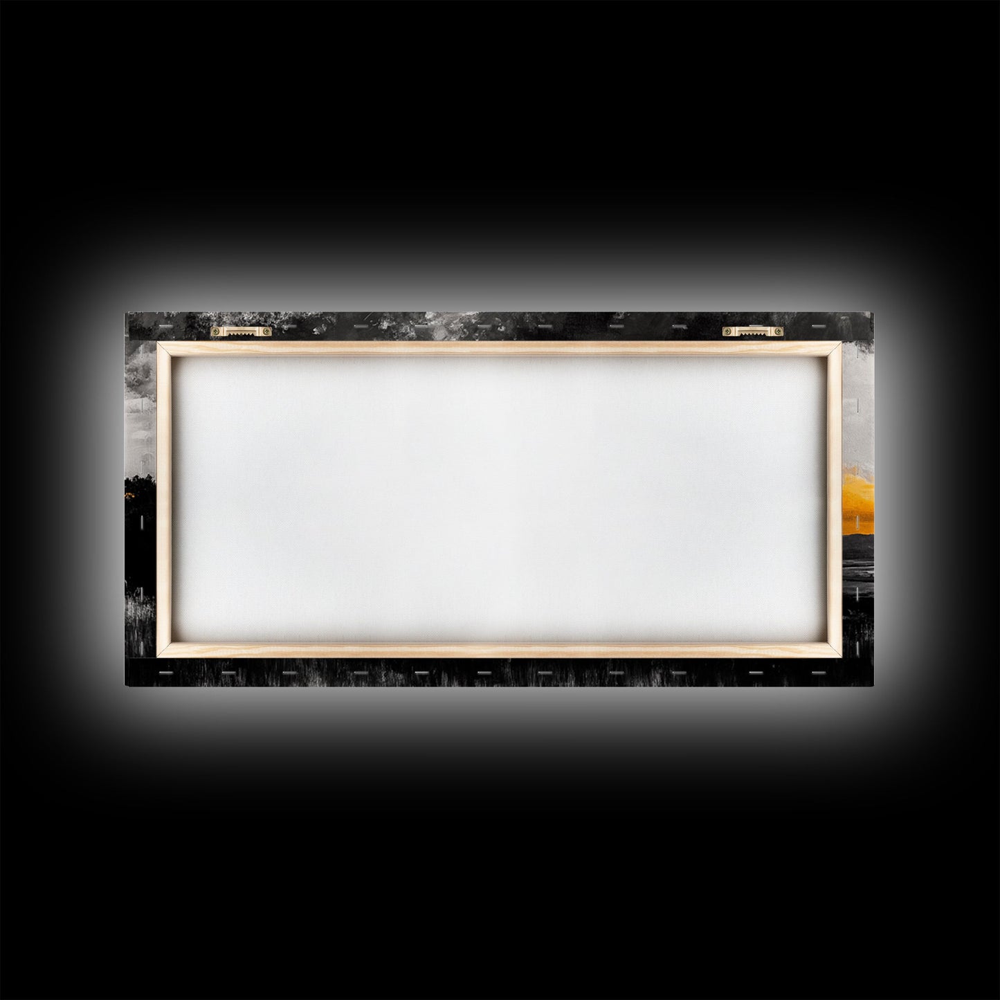 Windmill Sunset, windmill wall art, rustic decor, farmhouse art, landscape painting, extra wide art, framed canvas print, panoramic art