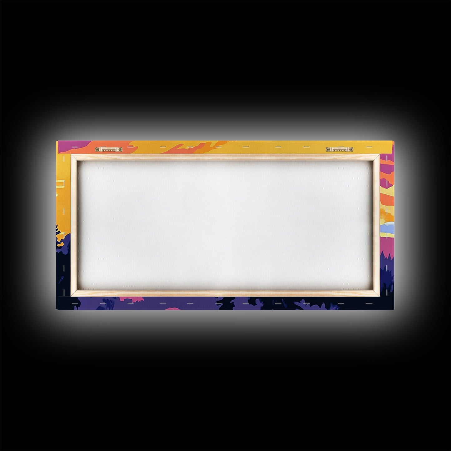 Dragonfly Glow, whimsical art, nature painting, wildflower painting, botanical prints, pink orange wall art, framed canvas print