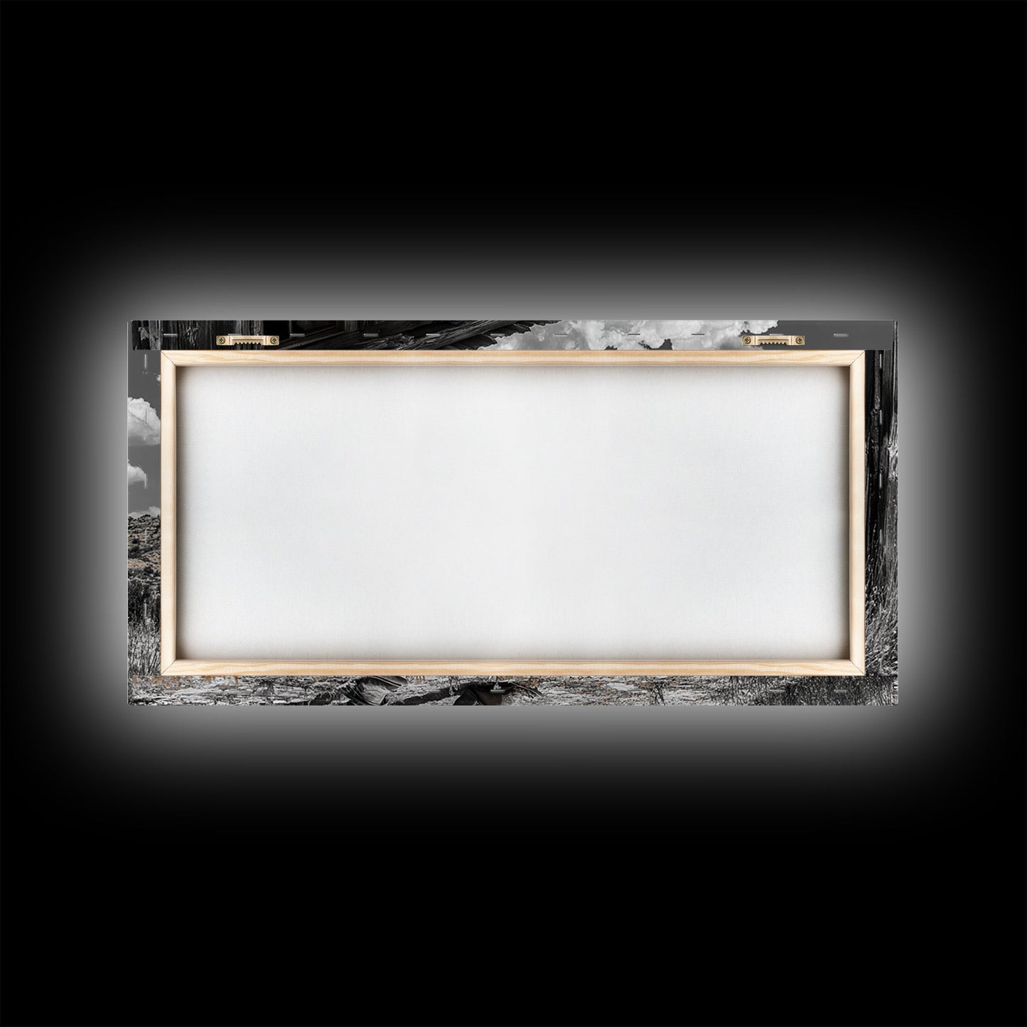 Cowboy Cabin Framed Canvas Print | Rustic Wall Art | Southwest Decor | Chicano Art | Above Couch Art | Moody Art | Western Landscape Art