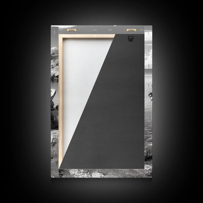 Rustikales Bootsbild, Küstendeko, Maritime Wandkunst, Seestück, Strandhauskunst, Geschenkidee, Leinwanddruck, Wabi-Sabi-Kunst