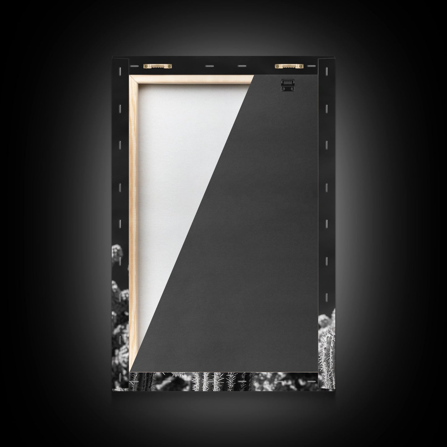 Cactus, desert flowers, vibrant nature art, framed canvas print, boho wall decor, southwest wall art, floral painting, Joshua tree art