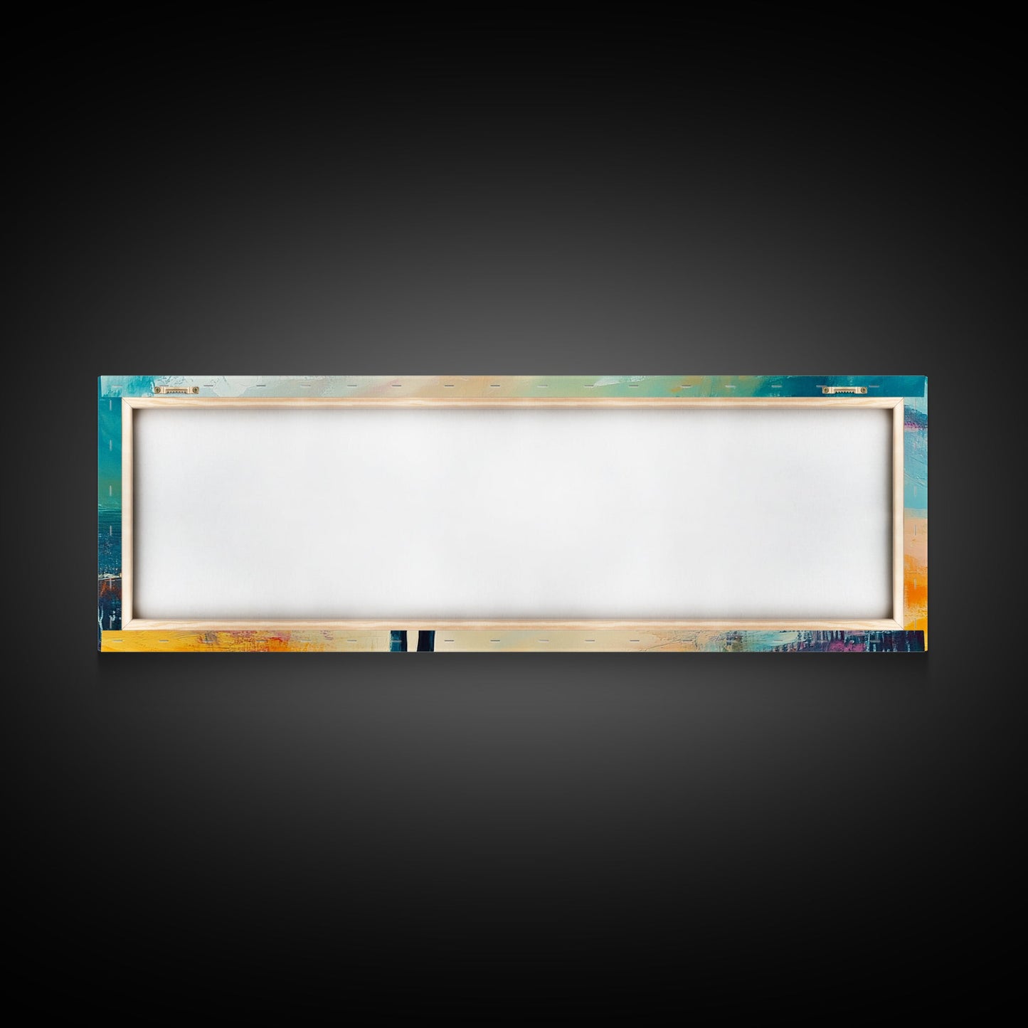 Küstenwanderer, Meeresgemälde, Seestück, Stranddeko, nautische Wandkunst, Panoramabild, Küstenlandschaftsmalerei, gerahmter Leinwanddruck