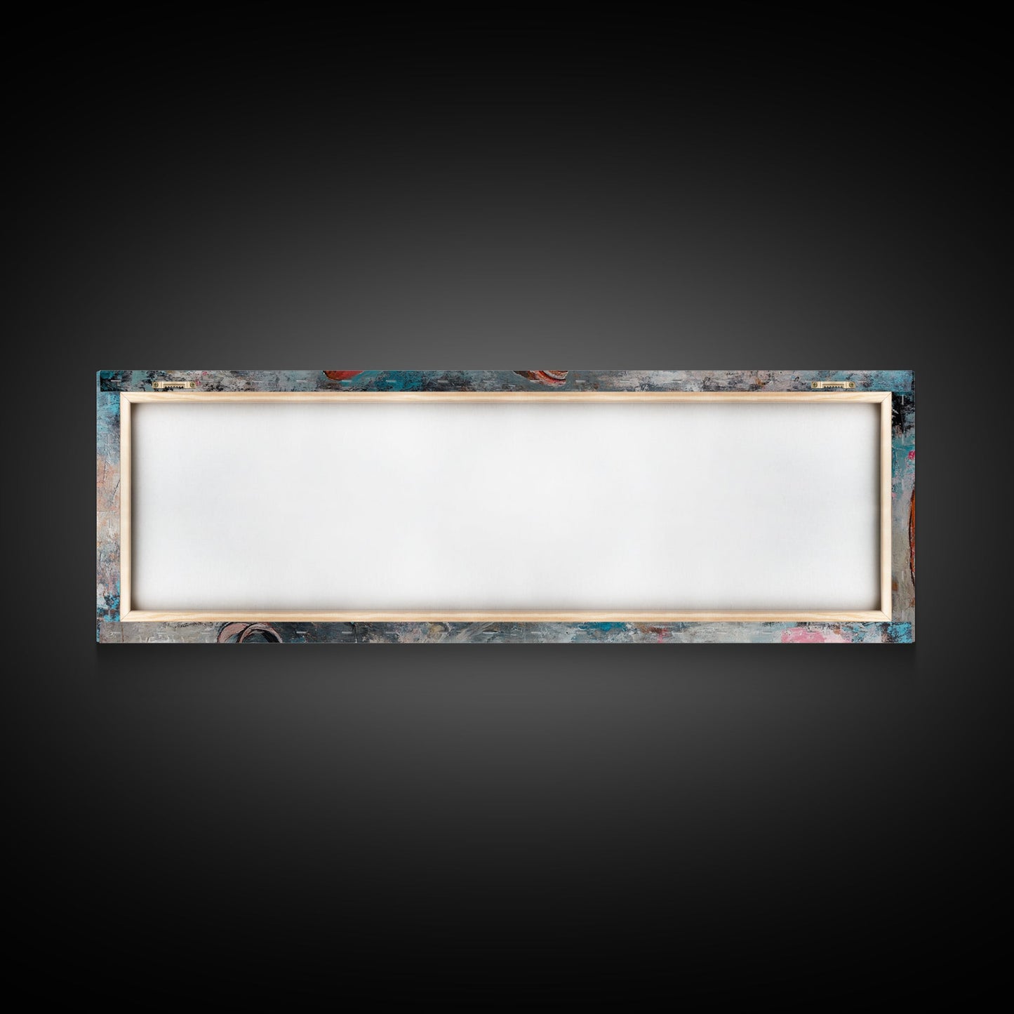 Abstract Saddle, horse wall art, abstract art, rustic decor, extra wide art, framed canvas print, above sofa art, living room decor