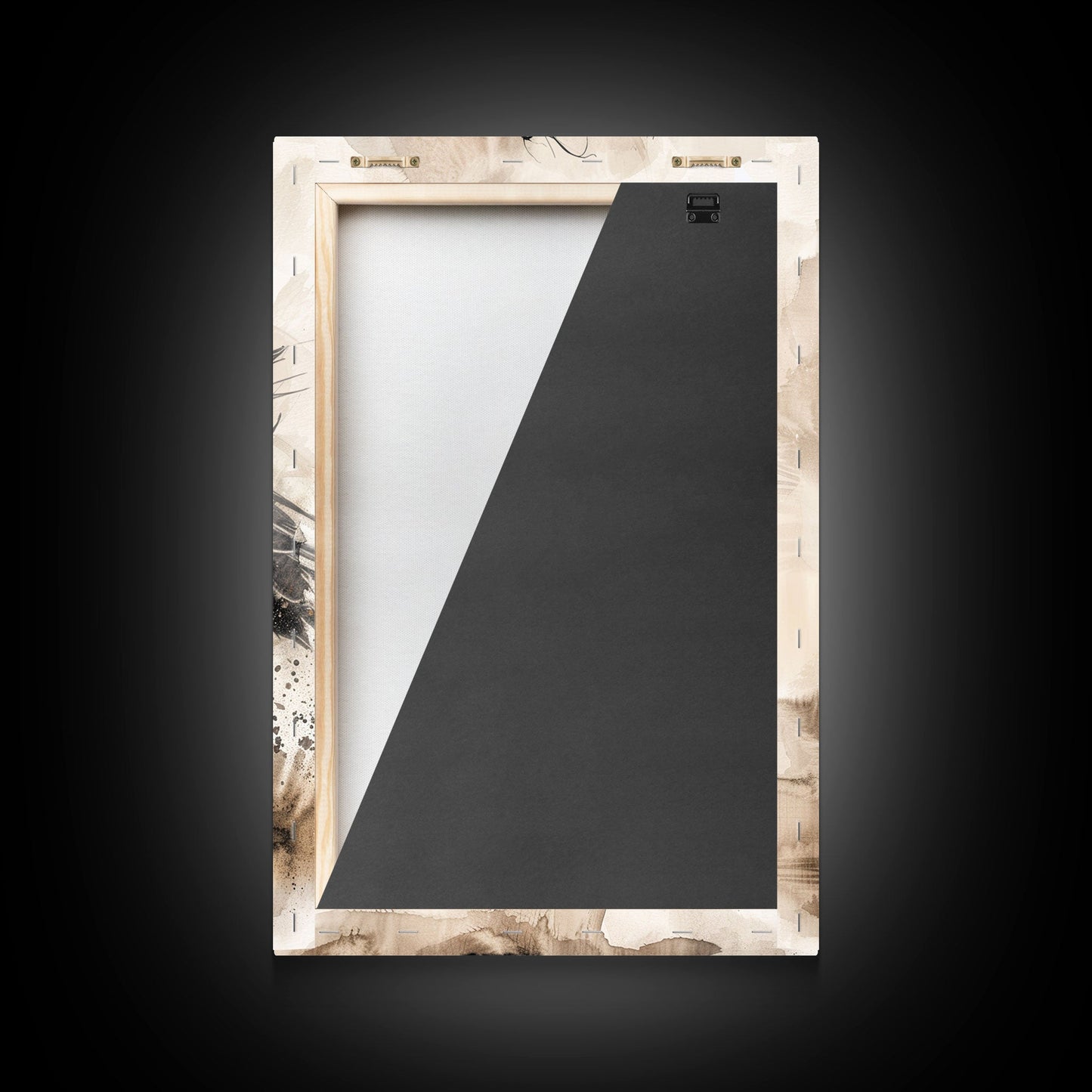 Galoppierendes Pferd in Bewegung – Gerahmter Leinwanddruck, Lebendige Wohnzimmerkunst, Farbtupfer fürs Schlafzimmer, Reitkunst, Wandbild