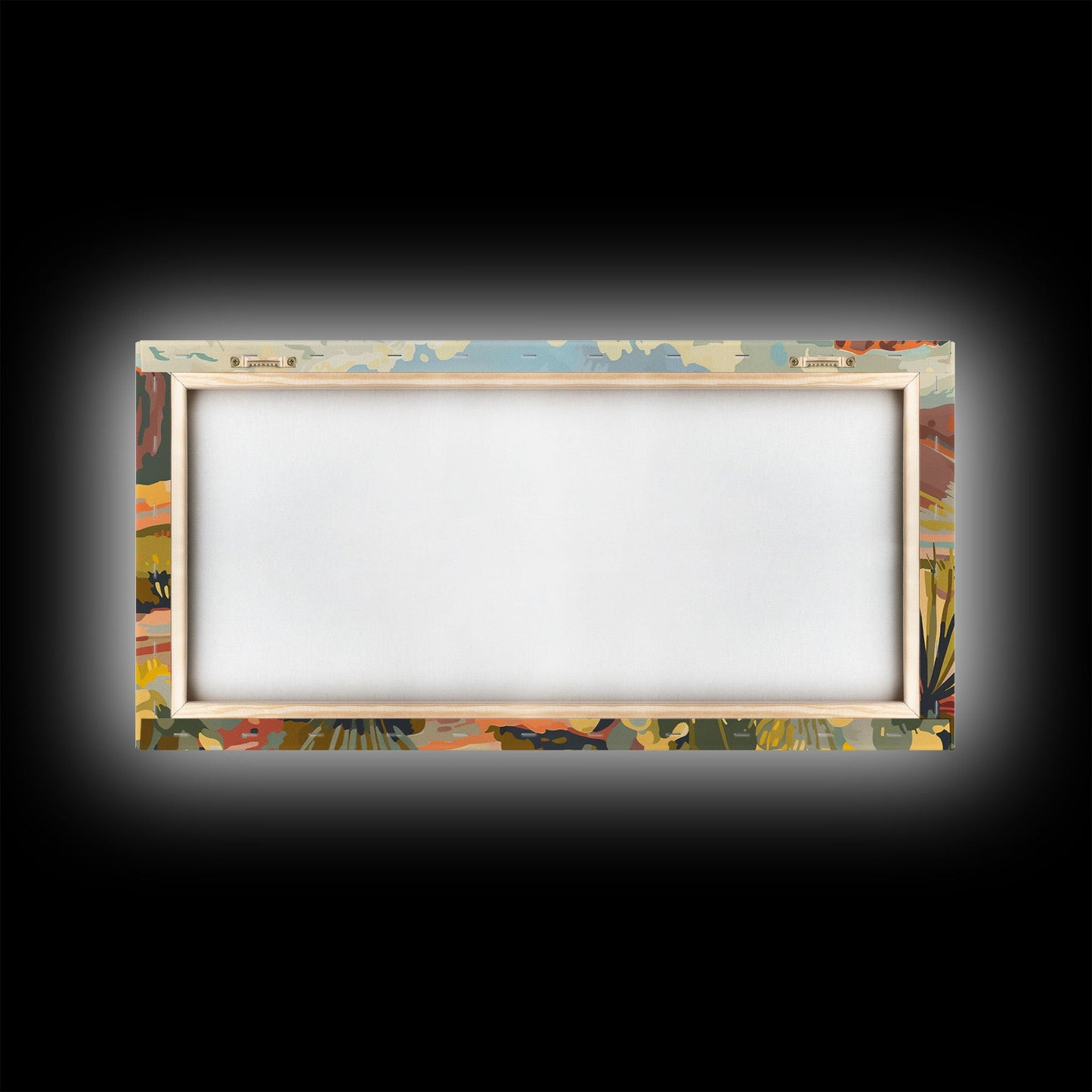 Serene Desert Scene with Cowboy, Ideal for Living Room Art, Framed Canvas Print, Bedroom Decor, Home Decoration, Southwestern Decor