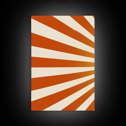 Boho Horizontal Sun Print, 3 Piece Art, Triptych Wall Art, Framed Canvas Prints, Yellow Sun Poster, Sunrise Wall Art, Boho Nursery Prints