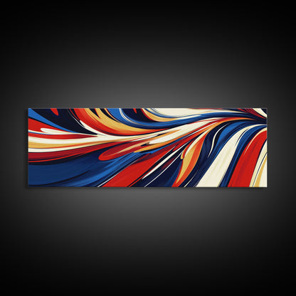 The Spiral - Framed Canvas Print - Midcentury Modern Home Decor