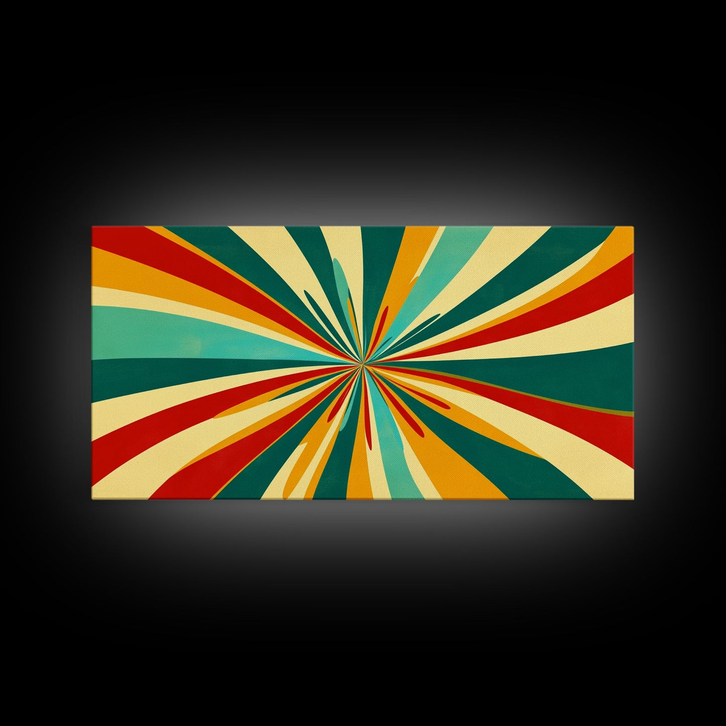 Modern Abstract Mid-Century Wall Art Original Design, Giclee Canvas Print Modern Home Decor, Retro Art