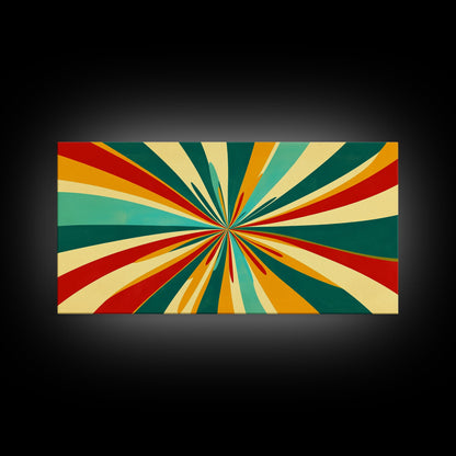 Modern Abstract Mid-Century Wall Art Original Design, Giclee Canvas Print Modern Home Decor, Retro Art