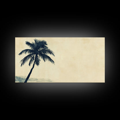 Vacation Home Wall Art Watercolor Painting Print of a Palm Tree, Coastal Wall Art, Palm Tree Decor, Palm Tree Wall Art, Nautical Wall Art