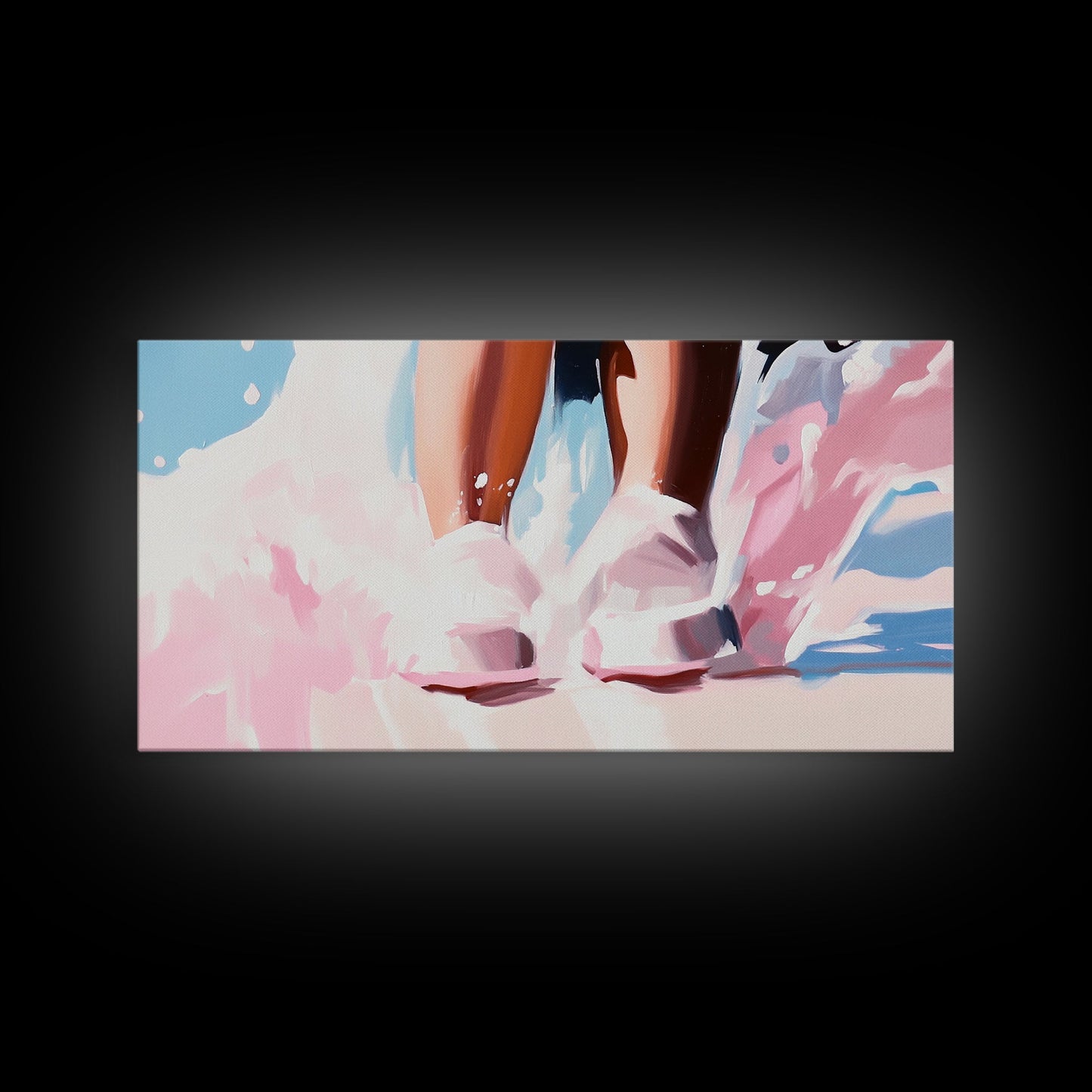 Wasserfüße, Spritzer, Leinwanddruck, Minimalistische Kunst, Verträumte Ästhetik, Ruhige Schlafzimmerdekoration, Moderne Wandkunst, Strandinspiriertes Design