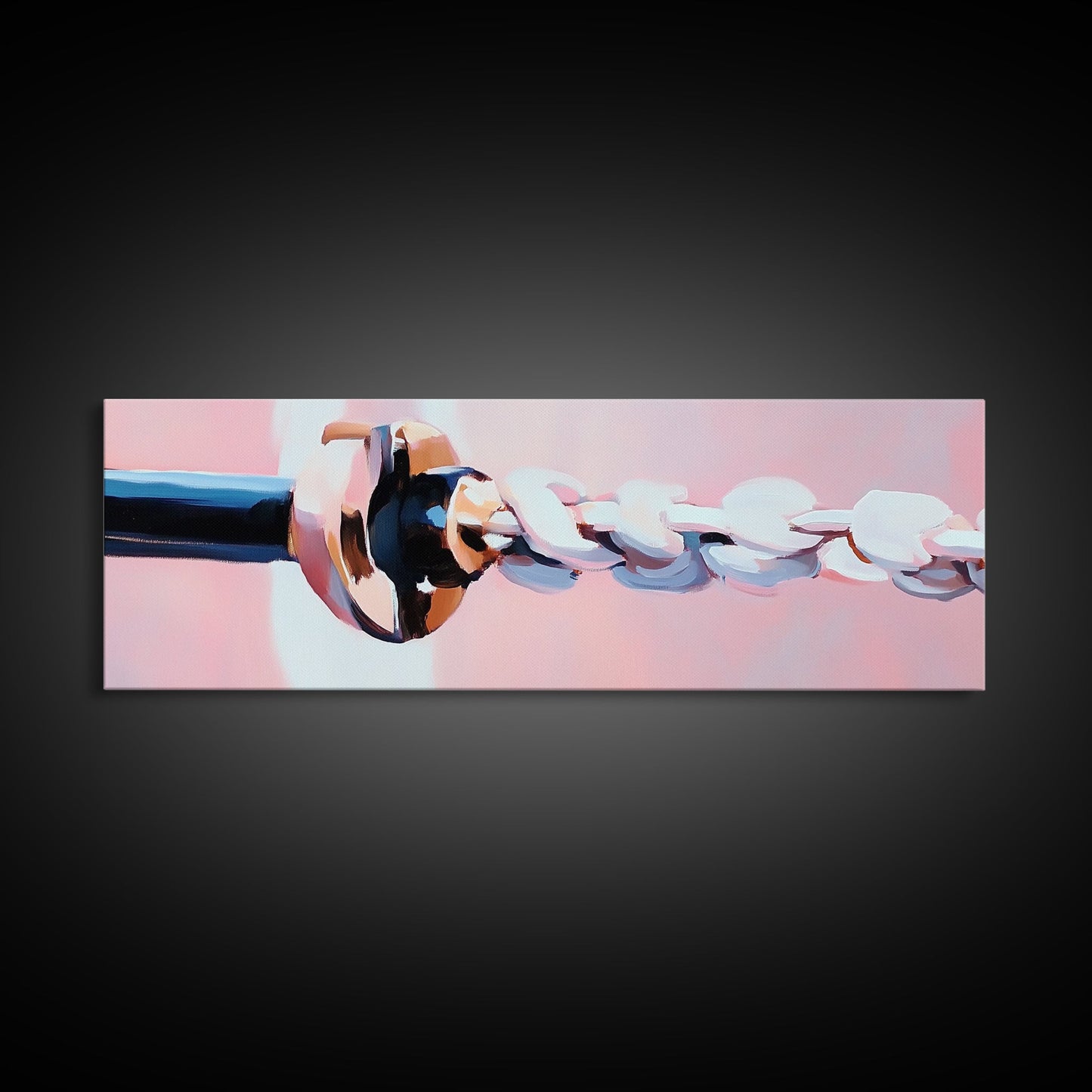 Nautical Rope, Maritime Charm, Coastal Decor, Framed Canvas Print, Ocean-Inspired Art, Minimalist Wall Art, Seaside Home Design