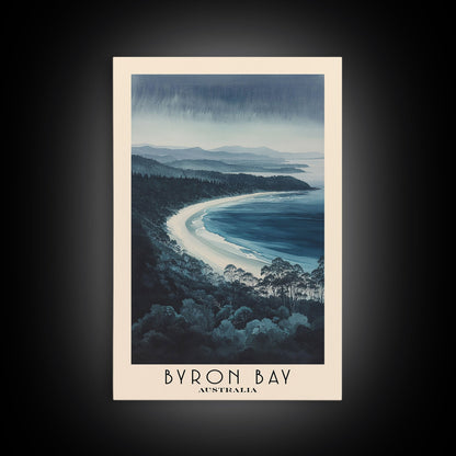 Byron Bay, Australia Watercolor Beach Print, Vacation Gift, Australia Wall Art, Beach Painting, Beach Decor, Beach Painting