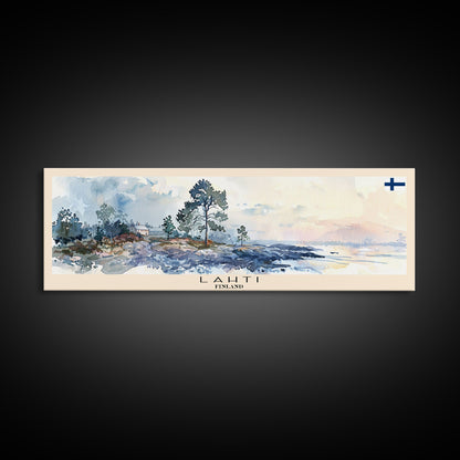 Lahti Finland Travel Art, City Art, Framed Canvas Print or Metal Wall Art, Europe Travel Poster, Panoramic Wall Art, Extra Wide Wall Art