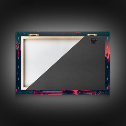 Cute Lil Boo In The Forest, Cute Halloween Wall Decor, Framed Canvas Print