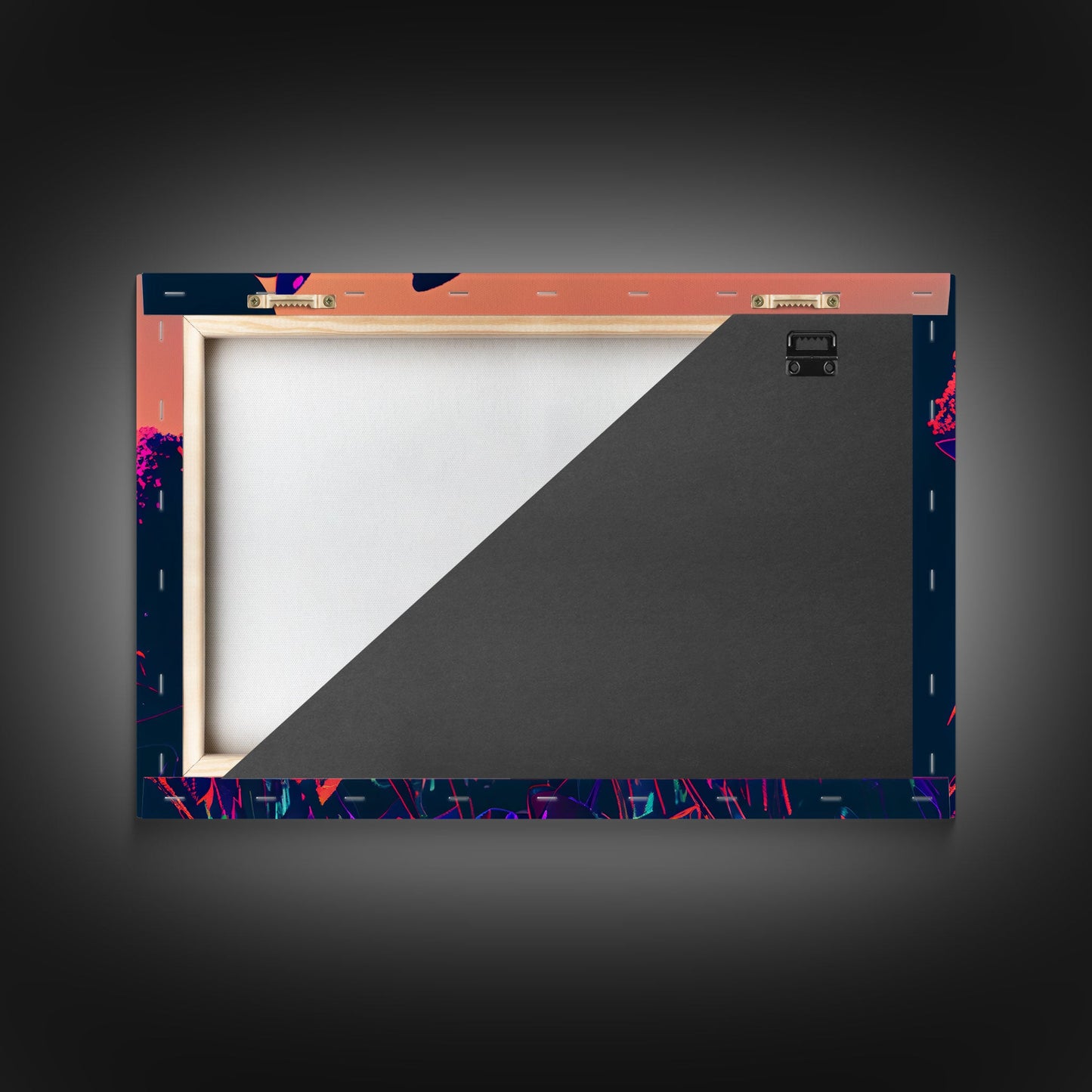 Beautiful butterfly art, vaporwave aesthetic pastel art, framed canvas print