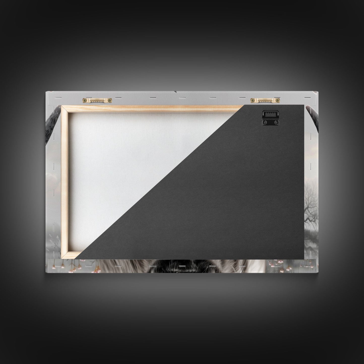 Cute Framed Canvas Wall Art, Cute Cow Wearing Flowers, Farmhouse Decor, Farmhouse Wall At, Extra Large Boho Decor, Minimalist Modern Art