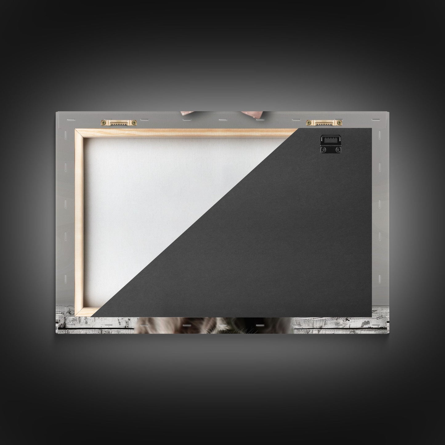 Framed Canvas Print, Cute Highland Cow Wearing A Pink Bowtie, Framed Wall Decor, Rustic Minimalist Farmhouse Decor, Western Art