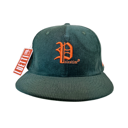 Retro Palestine, Detroit Tigers Style, Corduroy Baseball Cap ￼