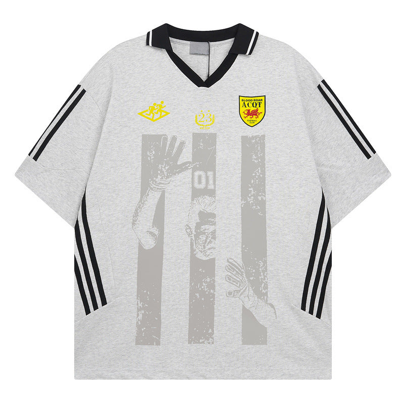 Short Sleeve T-Shirt Unisex Summer Loose Casual Couple Sports