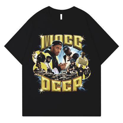 Men's Summer Short Sleeve T-Shirt Digital Direct Printing