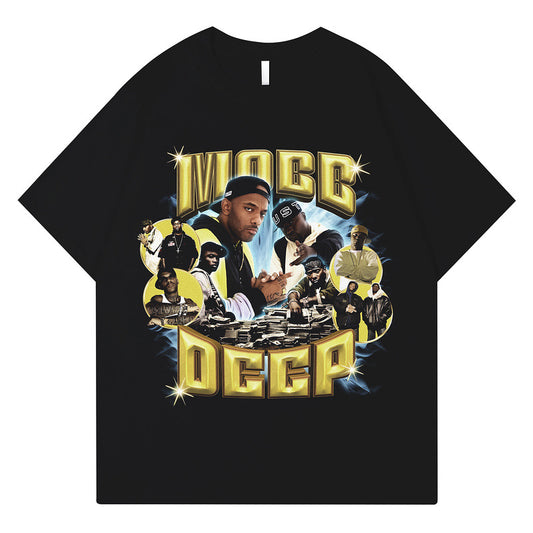 Men's Summer Short Sleeve T-Shirt Digital Direct Printing