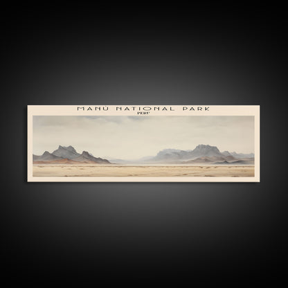 Manú National Park Wall Art Travel Poster Print, Gift For Travel Lover, Vacation Gift, COUNTRY Wall Art, Home Decor, Original Art