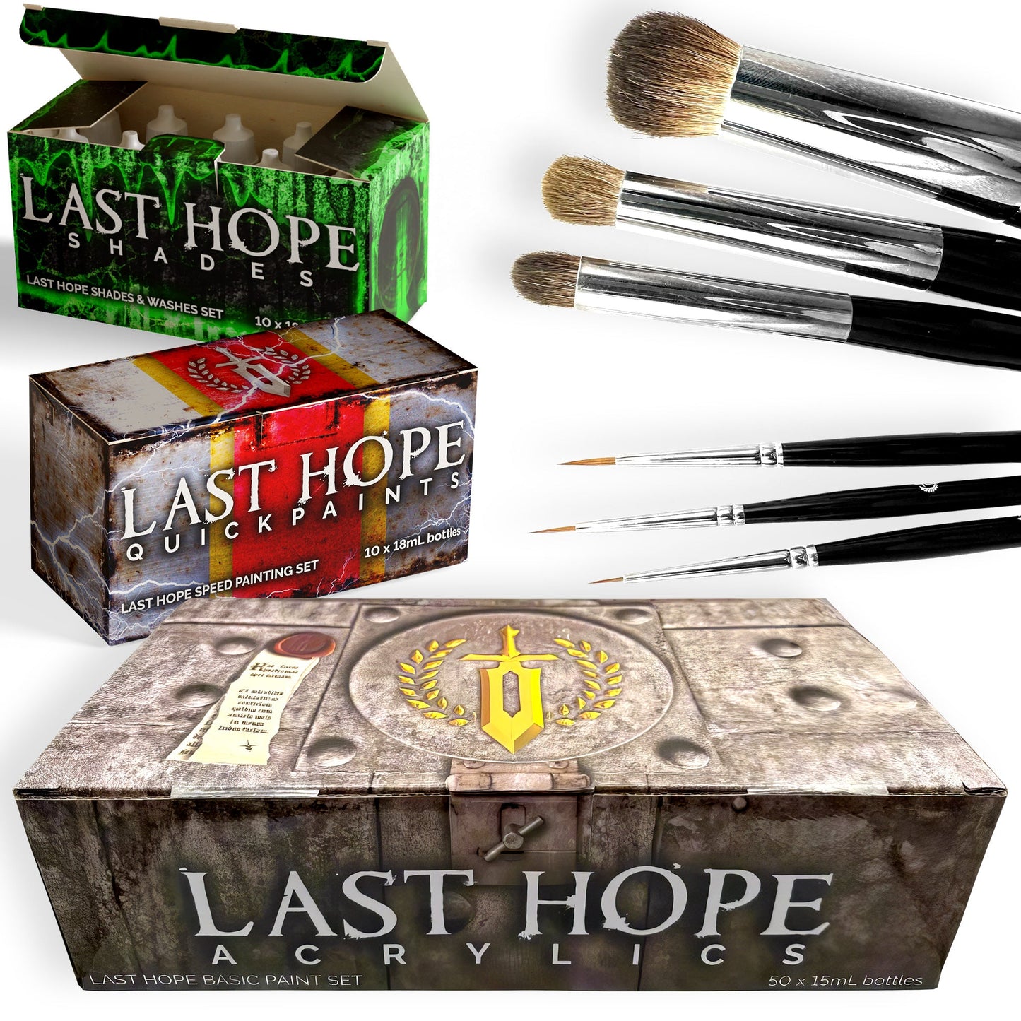 Acrylic Paint Set V2.0 for Wargame Miniatures - NEW FORMULA